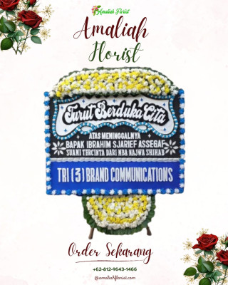 Papan Bunga Duka di Bengkayang